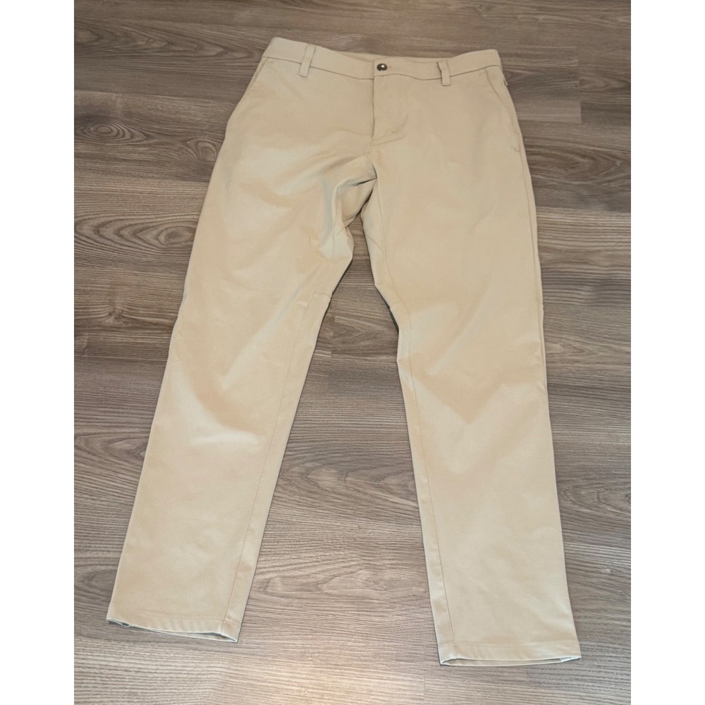 Lululemon Commission Pant Classic Warpstreme Tan Khaki Men's size 32